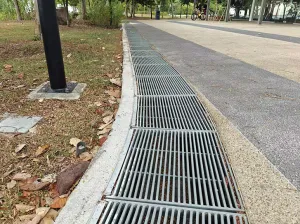 Drain grating for East Coast Park of Singapore