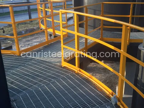 Mild Steel Grating Used As Platform