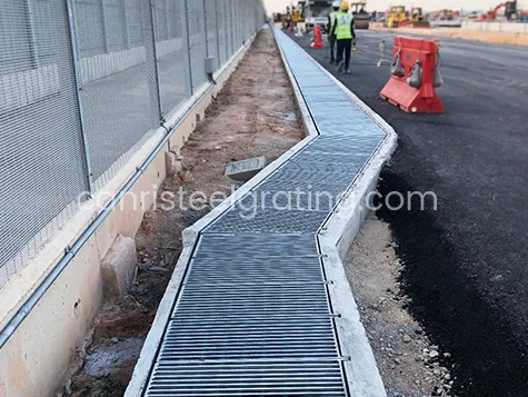 Mild Steel Grating Used As Drain Grating