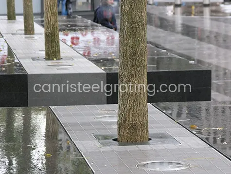 Stainless steel grating used for drainage