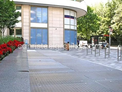 Stainless steel grating used for walkway