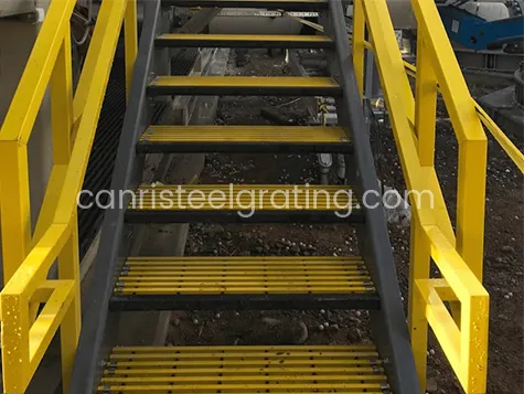 Used for stair treads
