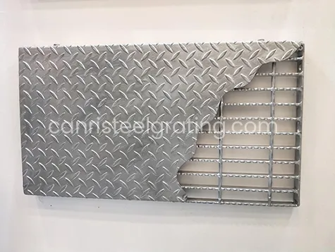 Type1: compound steel grating with irregular checkered plate