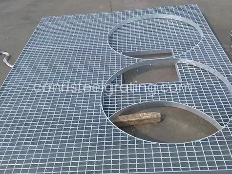 Type 5: hollow round steel grating