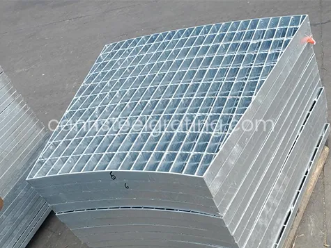 Type 6: fan shaped steel grating