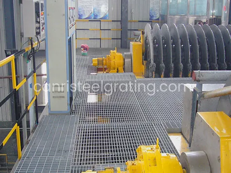 Power Plant Platform Steel Grating
