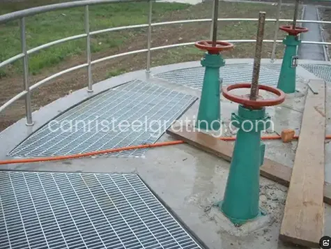 Water Treatment Plant Platform Steel Grating