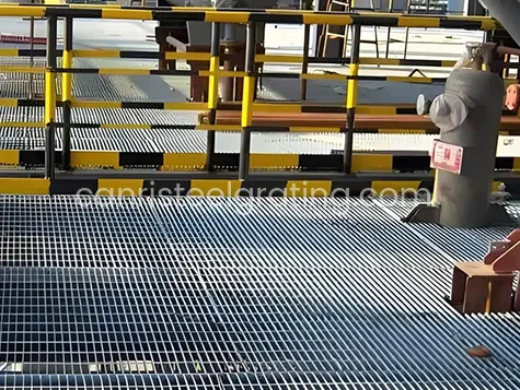 Vent Gas Platform Steel Grating