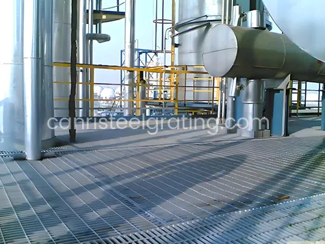 Chemical Plant Platform Steel Grating