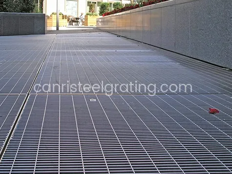 Pedestrian Streets Walkway Metal Grating