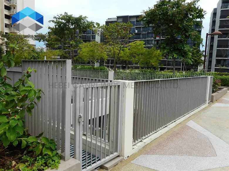 Galvanized Rooftop Garden Railing