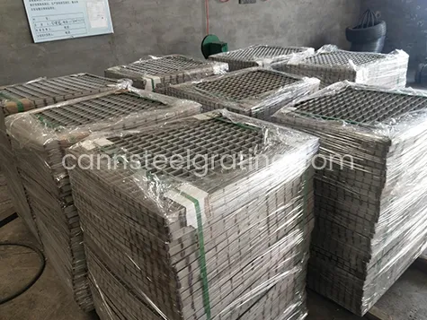 Stainless steel drain grating without polishing
