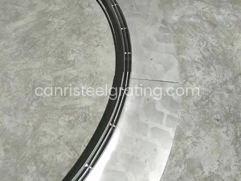 Arc linear slot stainless steel channel drain