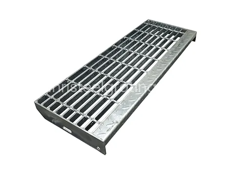 T4: checker plate nosing,bolt fixing,end plate with holes