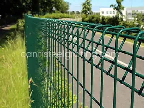 BRC fence with green color