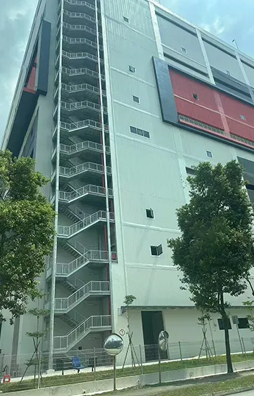 Staircase Handrails For Singapore Factory Construction