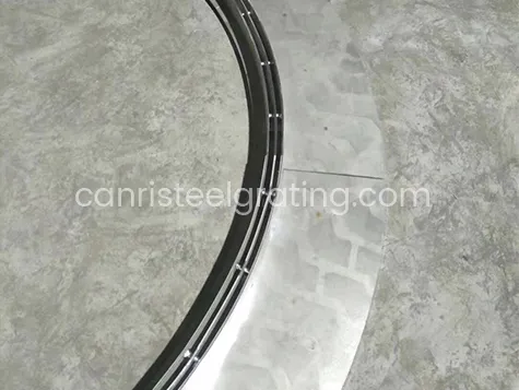 Arc linear slot stainless steel channel drain