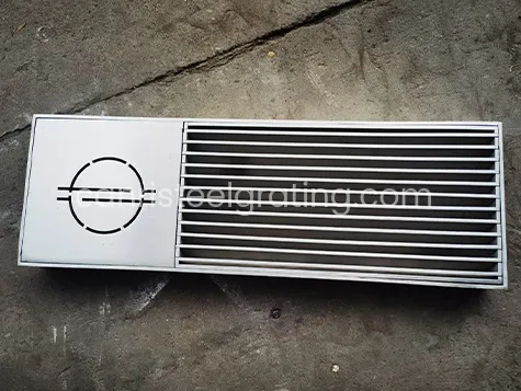 Stainless steel channel drain with customized pattern